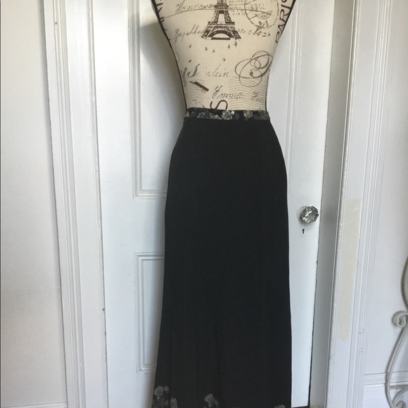 Free People Rose Floral High Slit Maxi Skirt - Picture 4 of 8